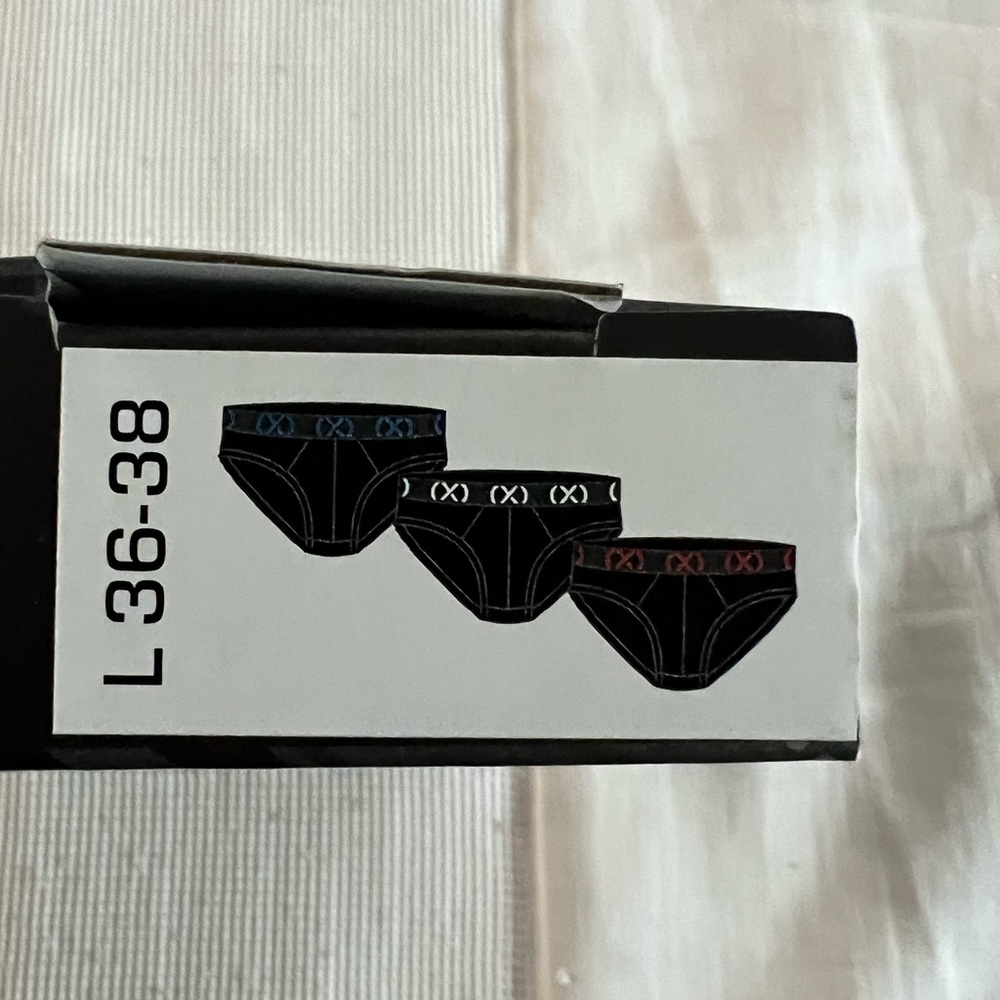 2(X)ist Sport 3PK No Show Brief. Size Large